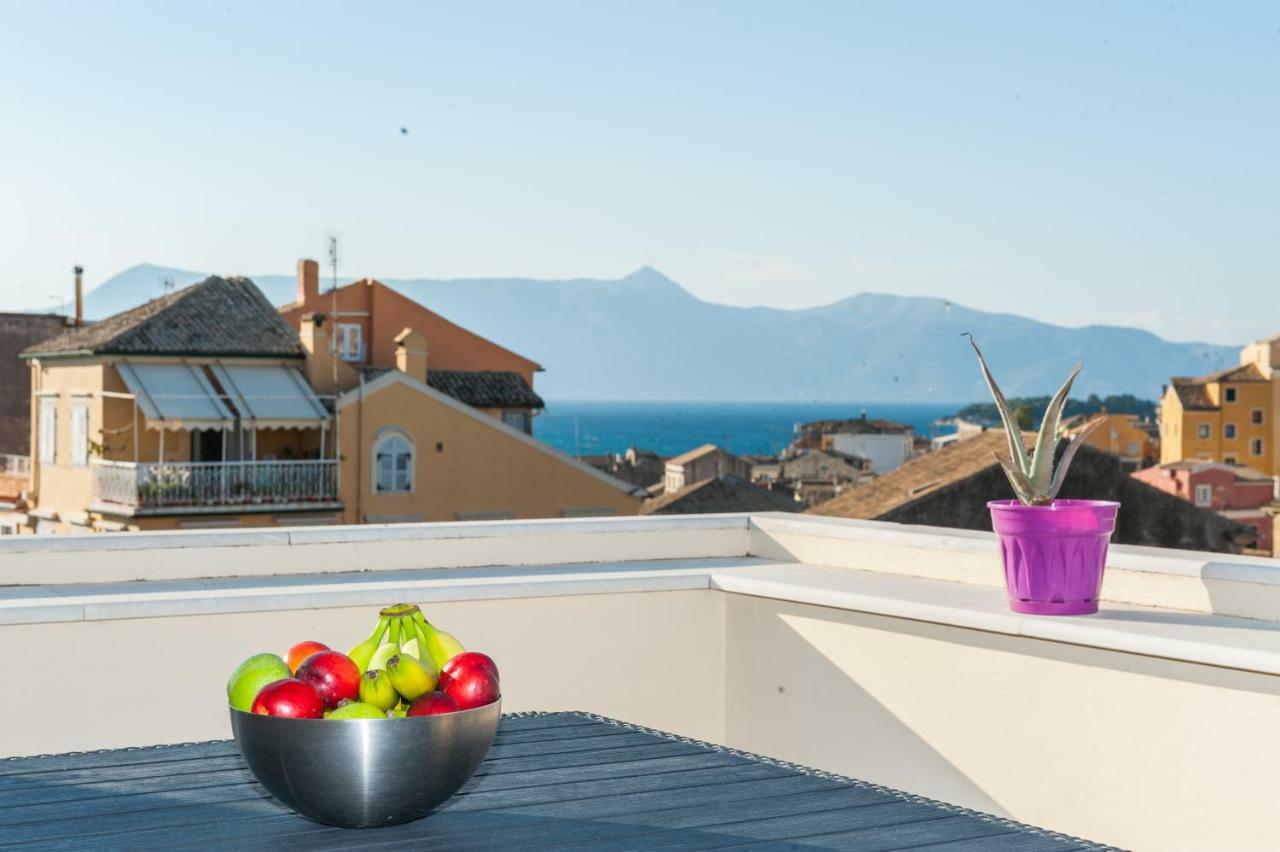 Apartament Corfu Overview Penthouse Zewnętrze zdjęcie