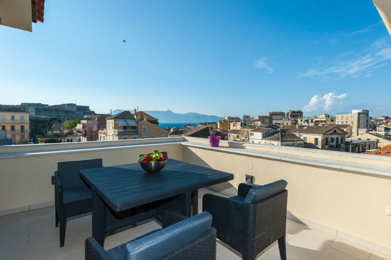Apartament Corfu Overview Penthouse Zewnętrze zdjęcie